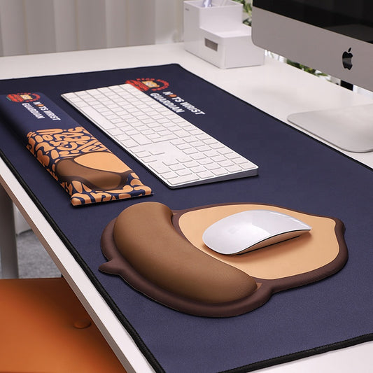 Premium Keyboard Mouse Wrist Rest - Nuts