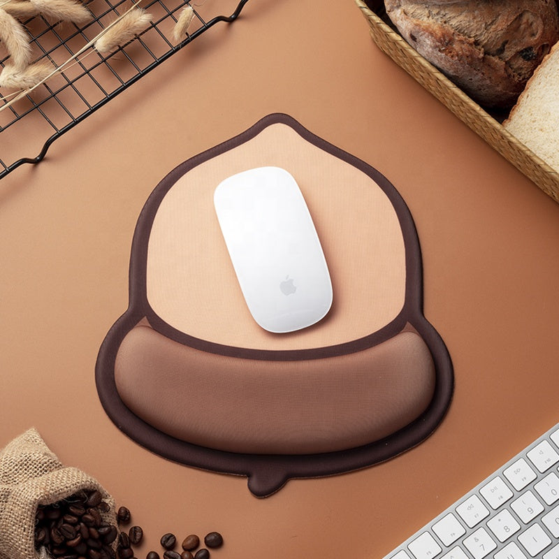 Premium Keyboard Mouse Wrist Rest - Nuts