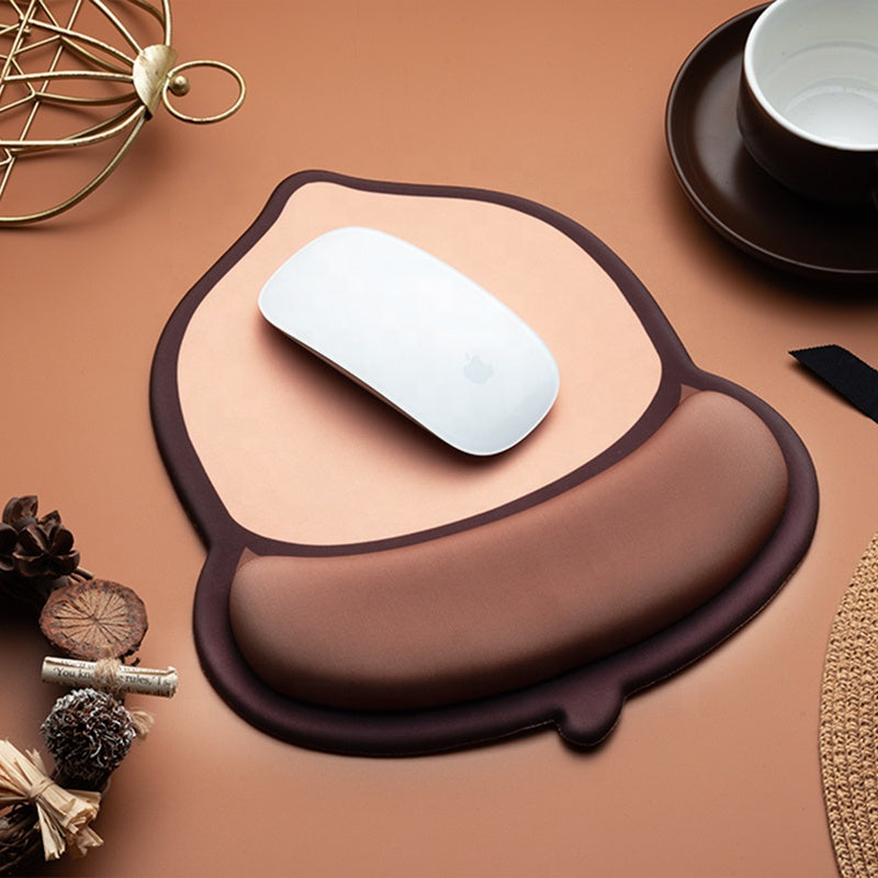 Premium Keyboard Mouse Wrist Rest - Nuts