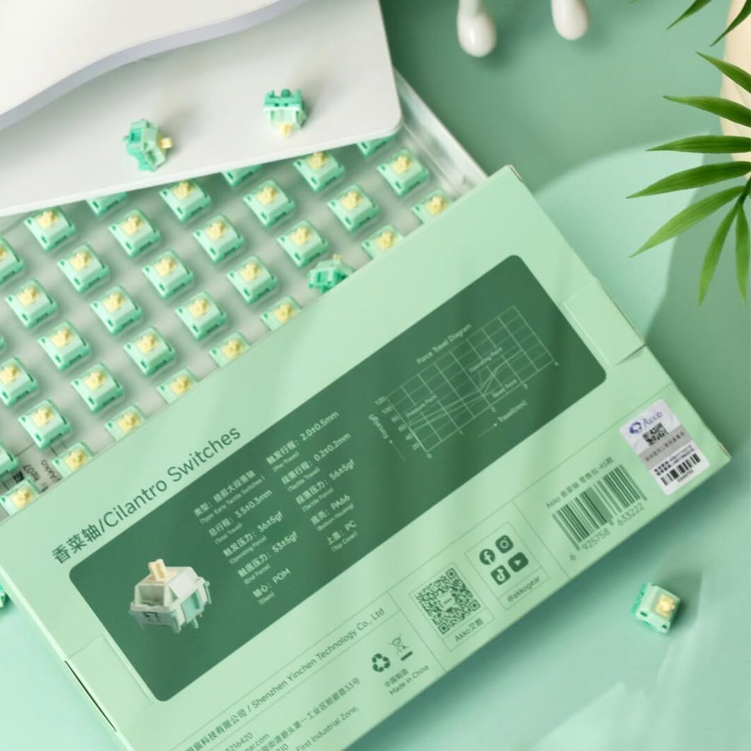 Akko x HMX Cilantro 5 Pin Tactile Switches