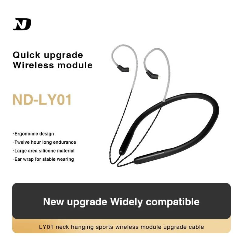 ND LY01 Sports Wireless Bluetooth 5 Neckband Cable