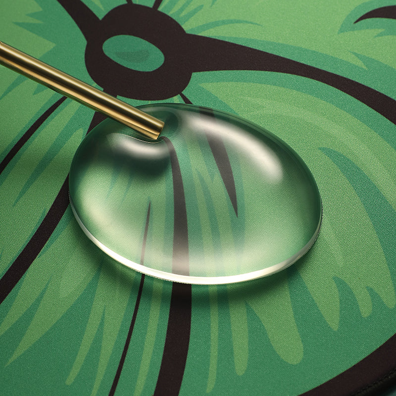 Premium Mouse Pad Wrist Rest - Leaf Droplet