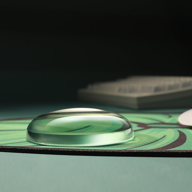 Premium Mouse Pad Wrist Rest - Leaf Droplet