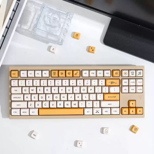 Honey Milk 140 Keys XDA Keycaps