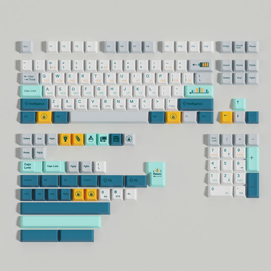 Retro Evolution 1.7mm Thick PBT Cherry Keycaps Set