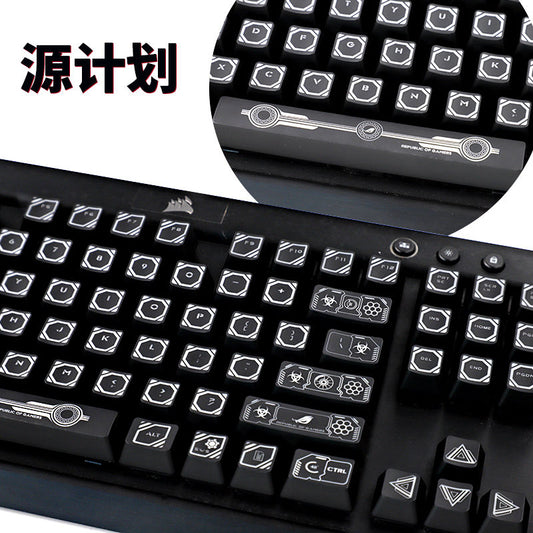 ROG Themed Shinethrough ABS Keycaps Set - 1