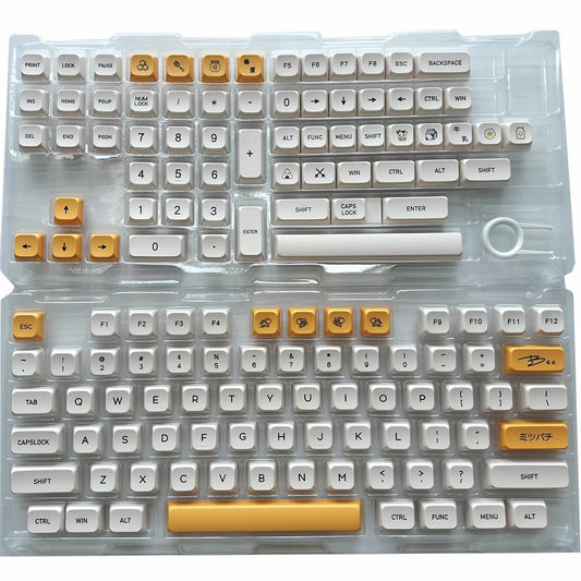 Honey Milk 140 Keys XDA Keycaps