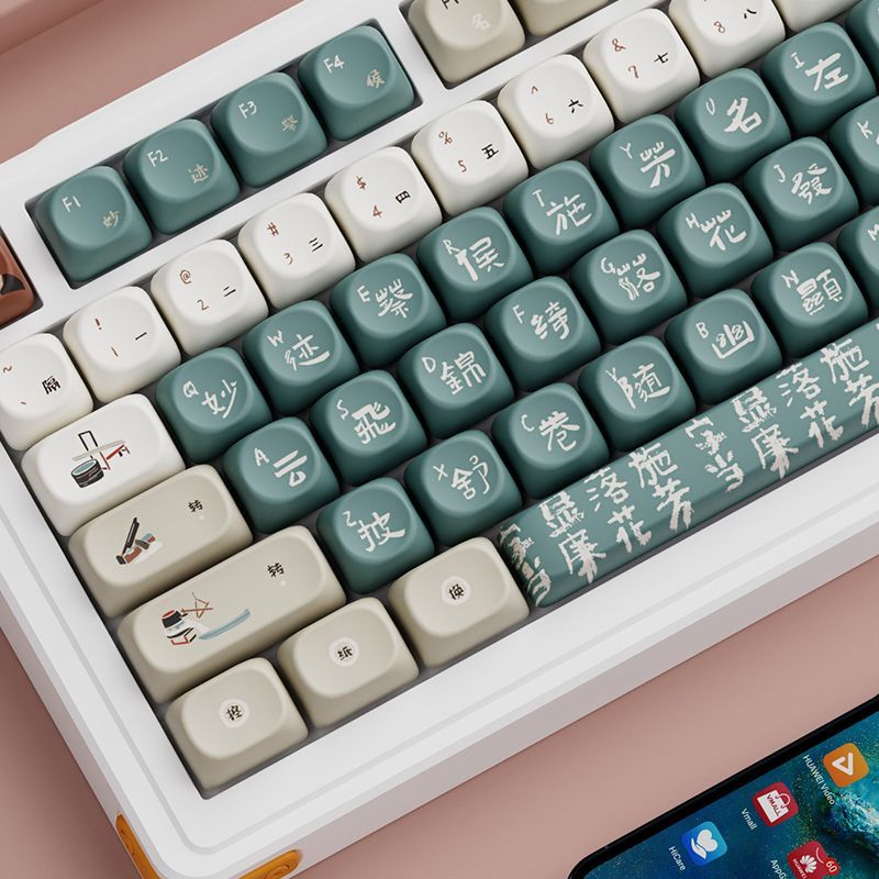Book Amber OQO (MOA) PBT Keycaps set