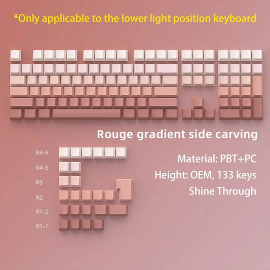 Light Pink Gradient Side Engraved - OEM