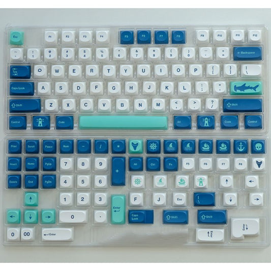 GMK Hammerhead Shark MA Profile PBT 120+ Keys Keycaps Set