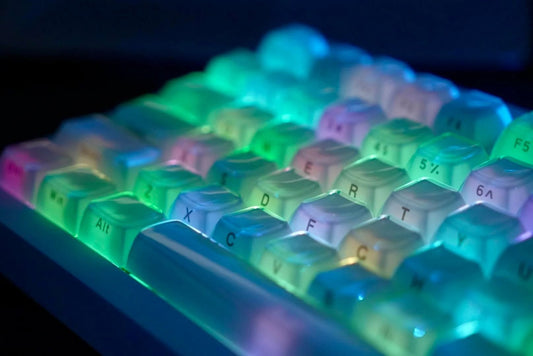 XVX Jello Side-Printed Translucent OEM Profile Keycap (113-Key)