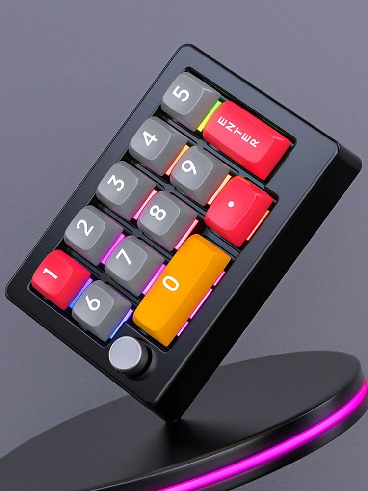 K808 12 Key Hot swappable Macro Wired RGB Keyboard