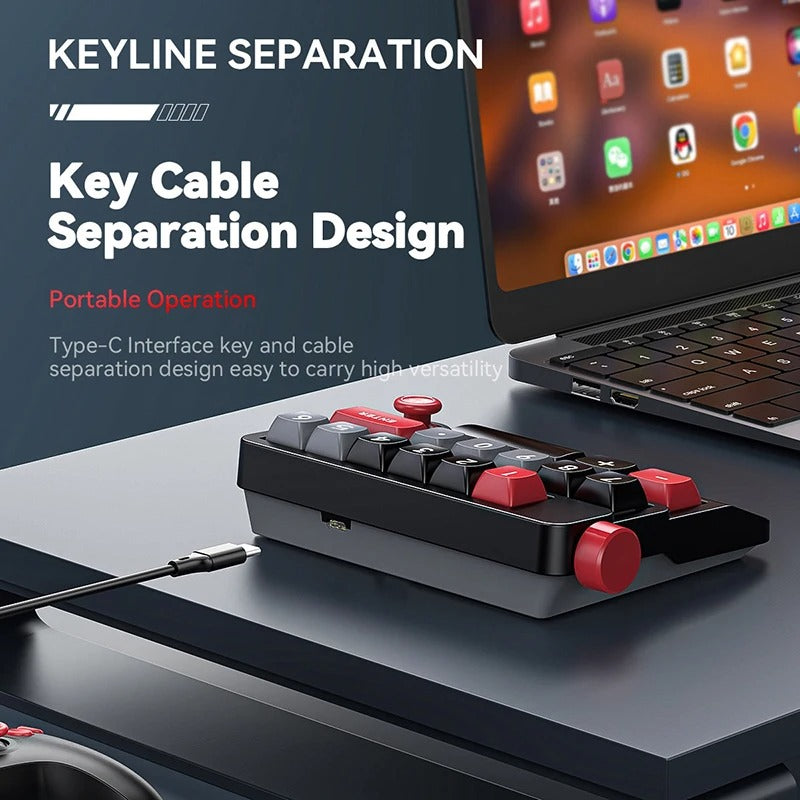 K809 Hot Swappable 19Key RGB Wired Macro Keypad