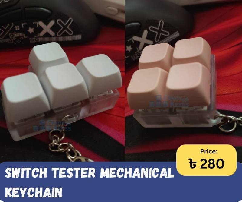 Switch Tester Keychain-4Key- WASD