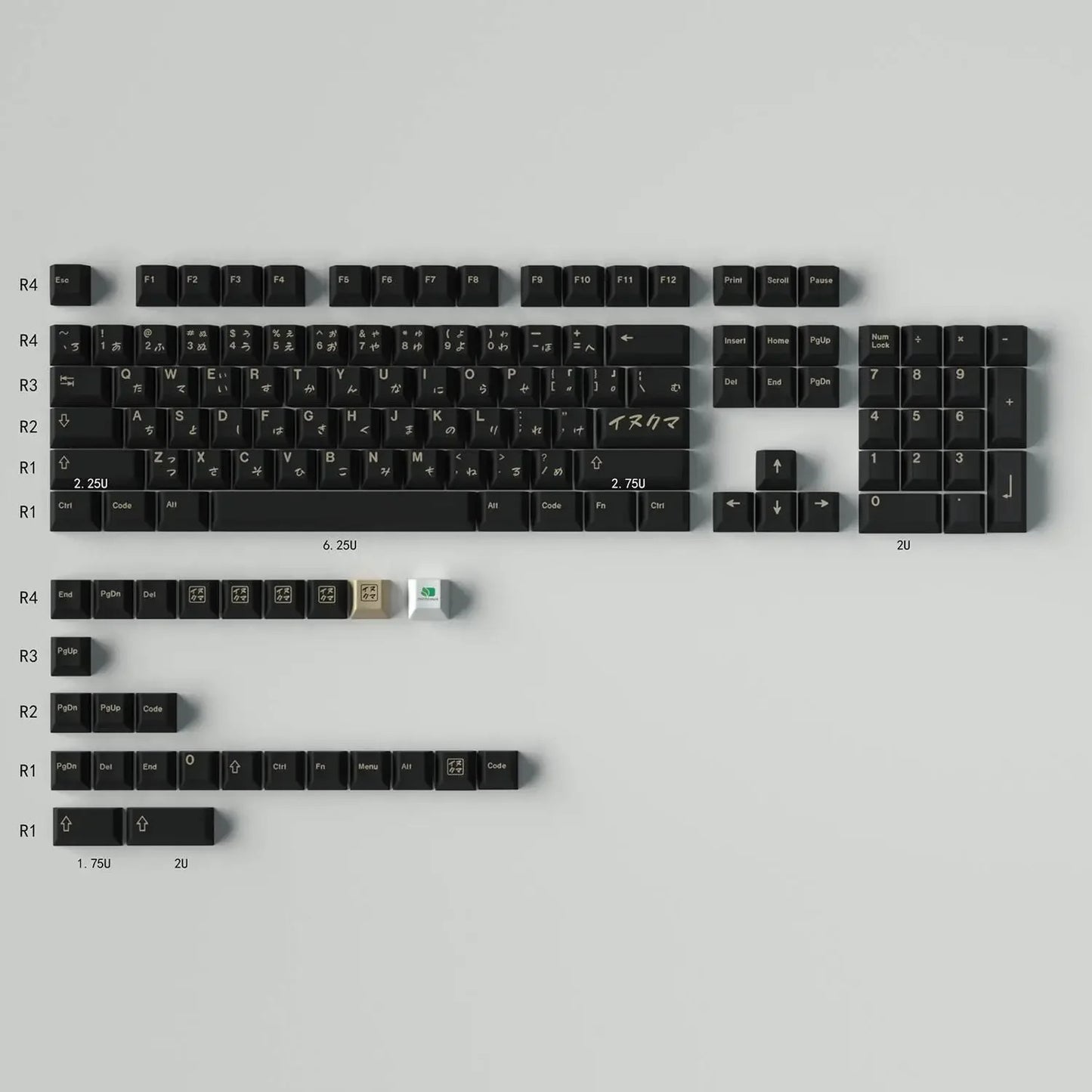 GMK Inukuma Cherry Profile 120+ Keys Keycaps Set