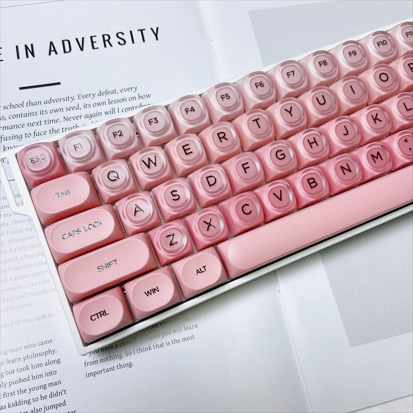 Jelly Semi Transparent HOA Profile 120+ Keys Keycaps Set