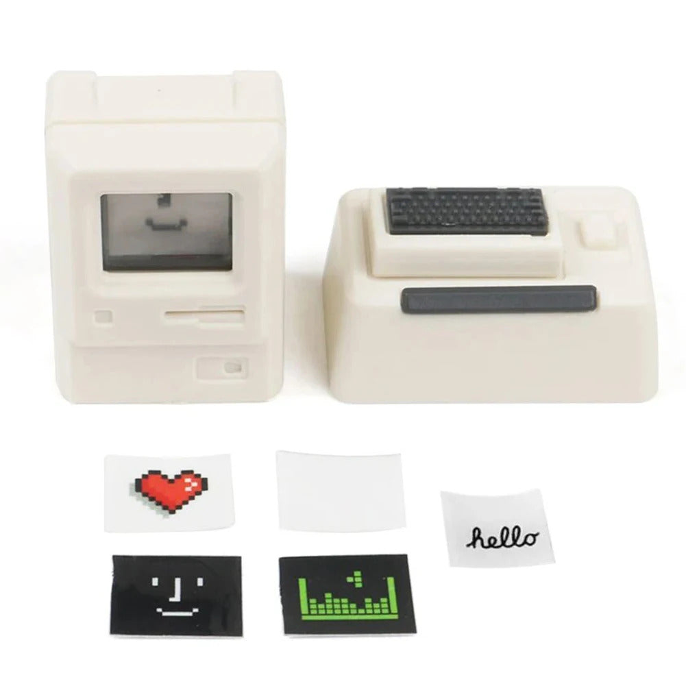 2in1 Mac Artisan Backlit Keycaps-White