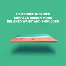Premium Keyboard Mouse Wrist Rest - Watermelon