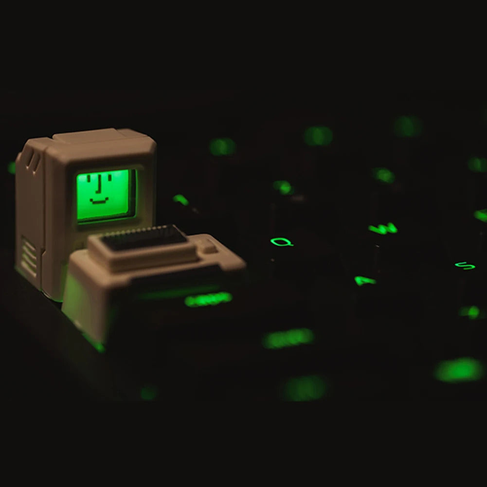 2in1 Mac Artisan Backlit Keycaps-White