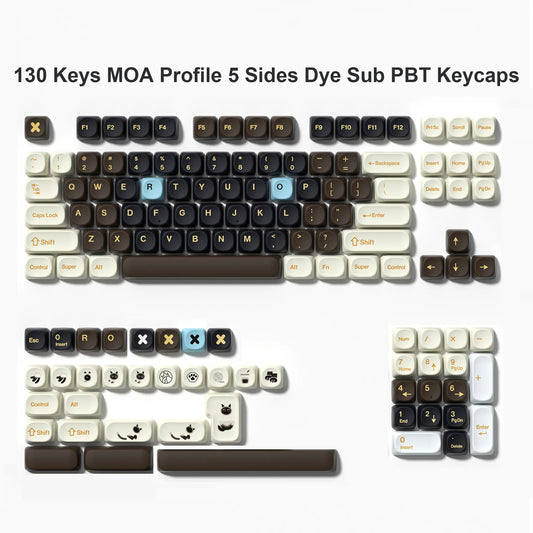 Kitty MOA Profile PBT Keycaps Set