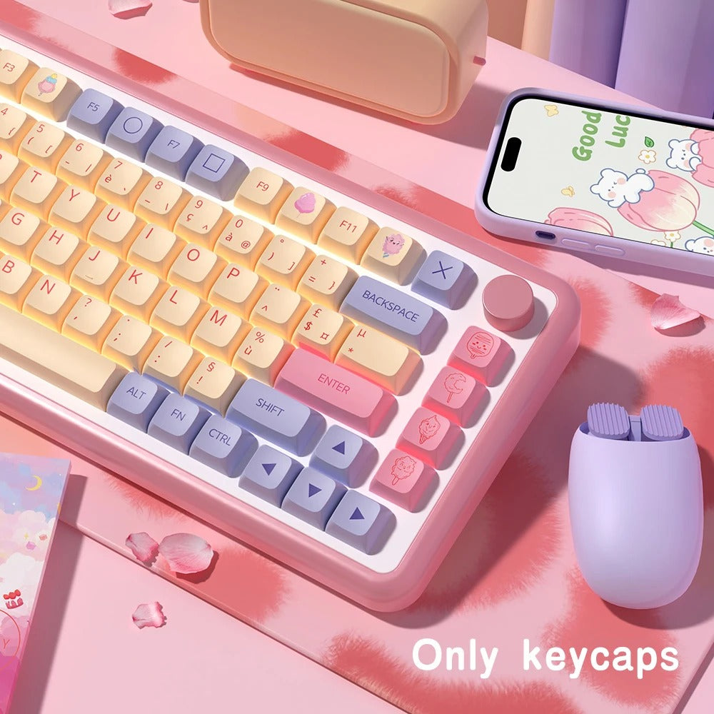 Marshmallow Keycaps - XDA - EN/JP