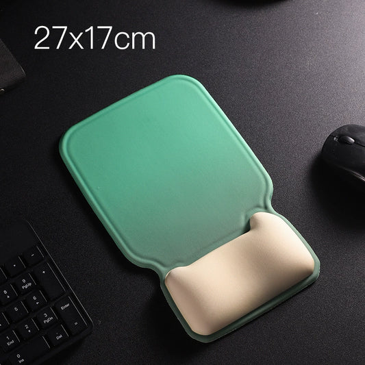 Green Memory Foam Mousepad Wrist Rest