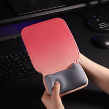 Gradient Red Memory Foam Mousepad Wrist Rest