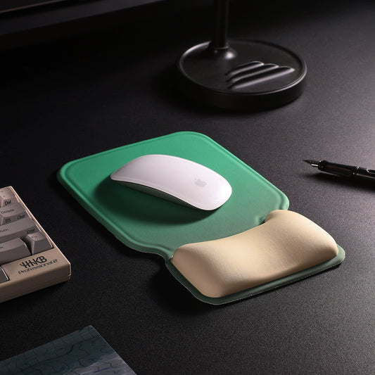 Green Memory Foam Mousepad Wrist Rest