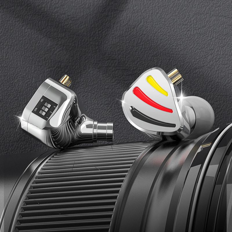 QKZ ODIN Tuning Adjustable 10mm Dual-Magnet Dynamic Drive - Mic 3.5mm