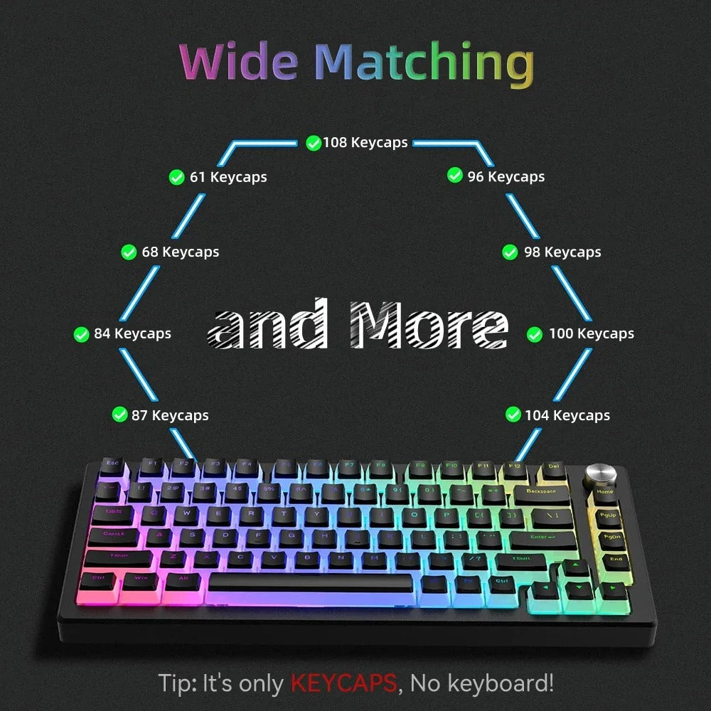 Black Pudding Keycaps OEM