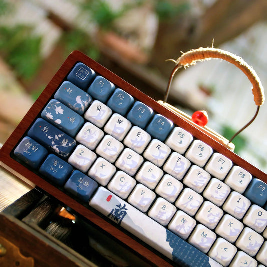 Blue Harmony QX3 (MOA) Profile Keycaps