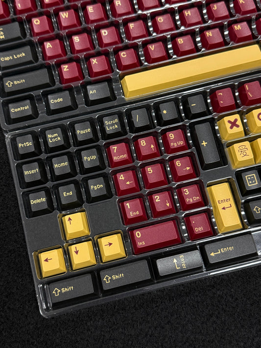Red Samurai XOXO Doubleshot PBT Keycaps Set