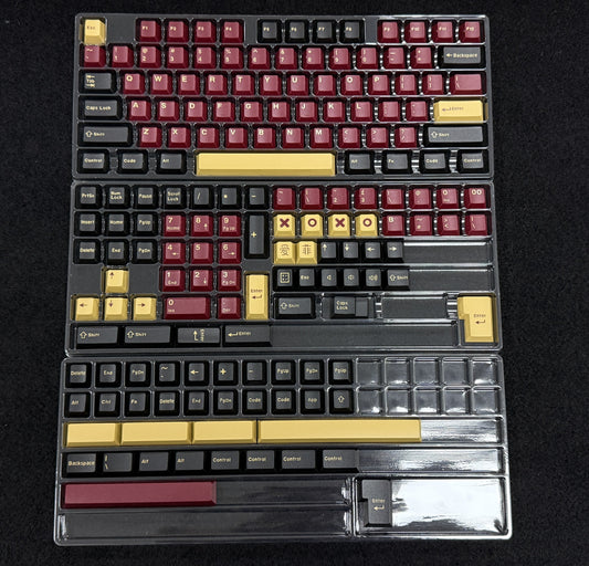 Red Samurai XOXO Doubleshot PBT Keycaps Set