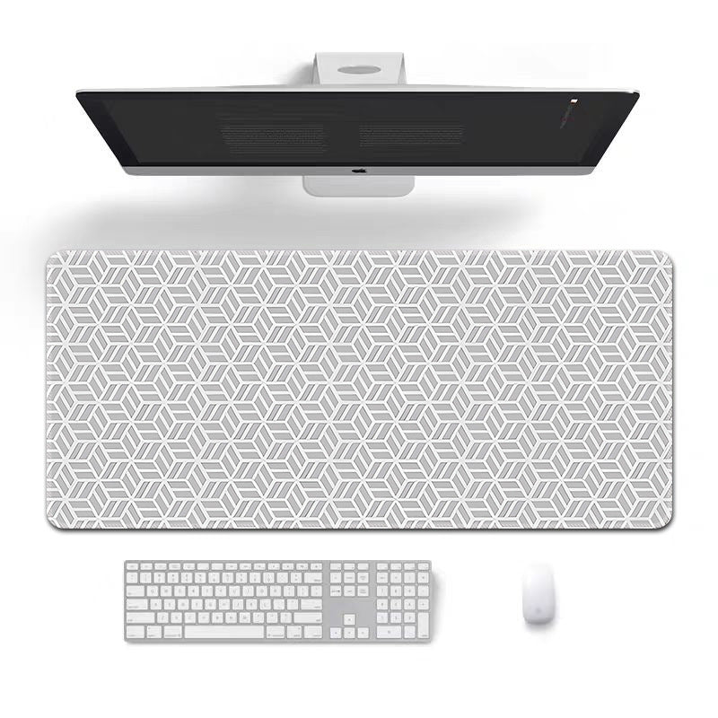 White Cube 4mm Thick Anti Skid Deskpad 900*400*4mm