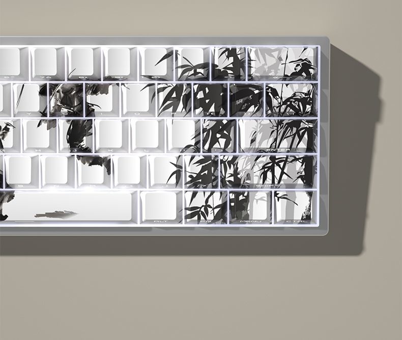 Samurai Eclipse Side Engraved PBT Keycaps 130Keys Cherry