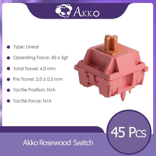 Akko Rosewood Linear 45pcs Box
