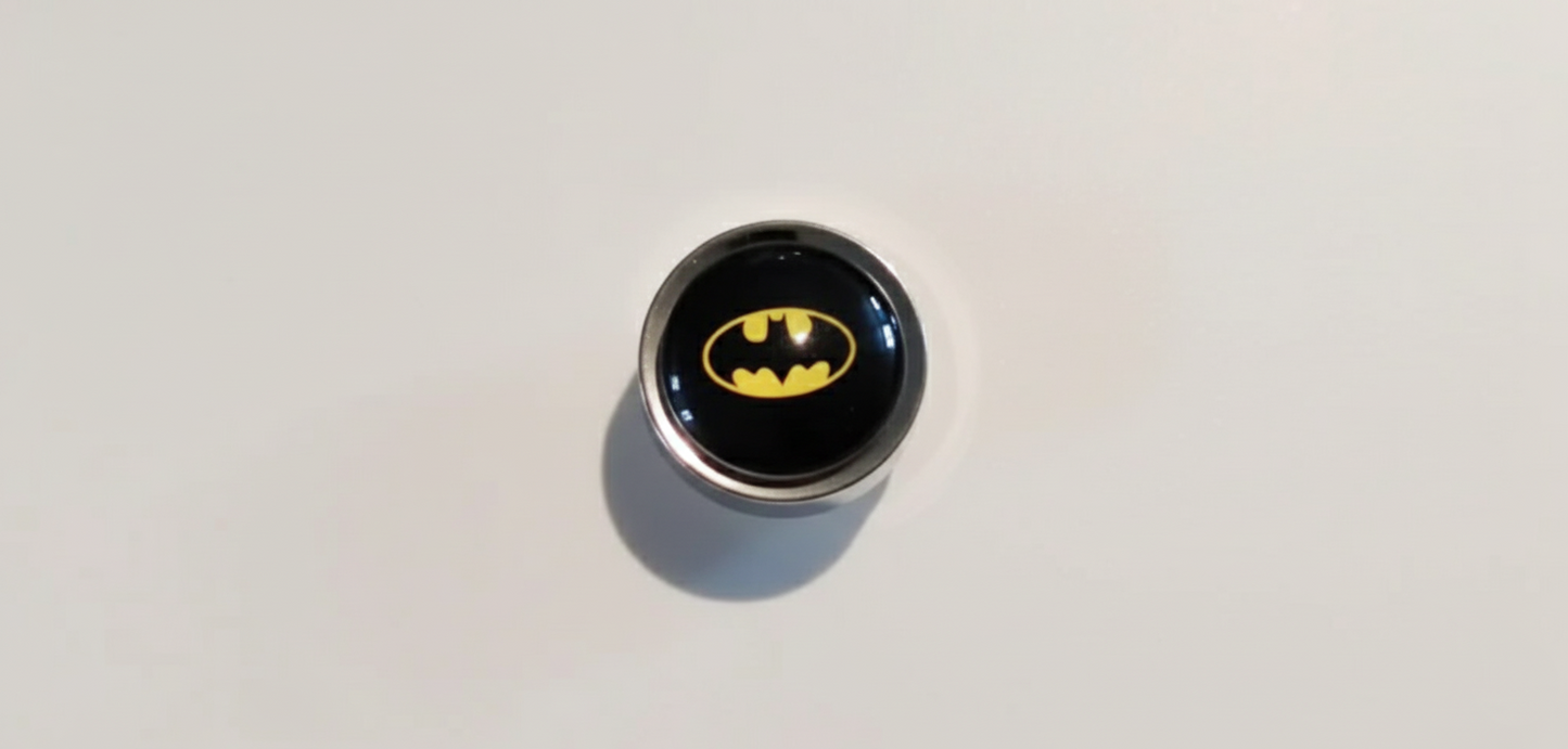 Marvel DC Themed Metal+ABS Round Keycaps Single