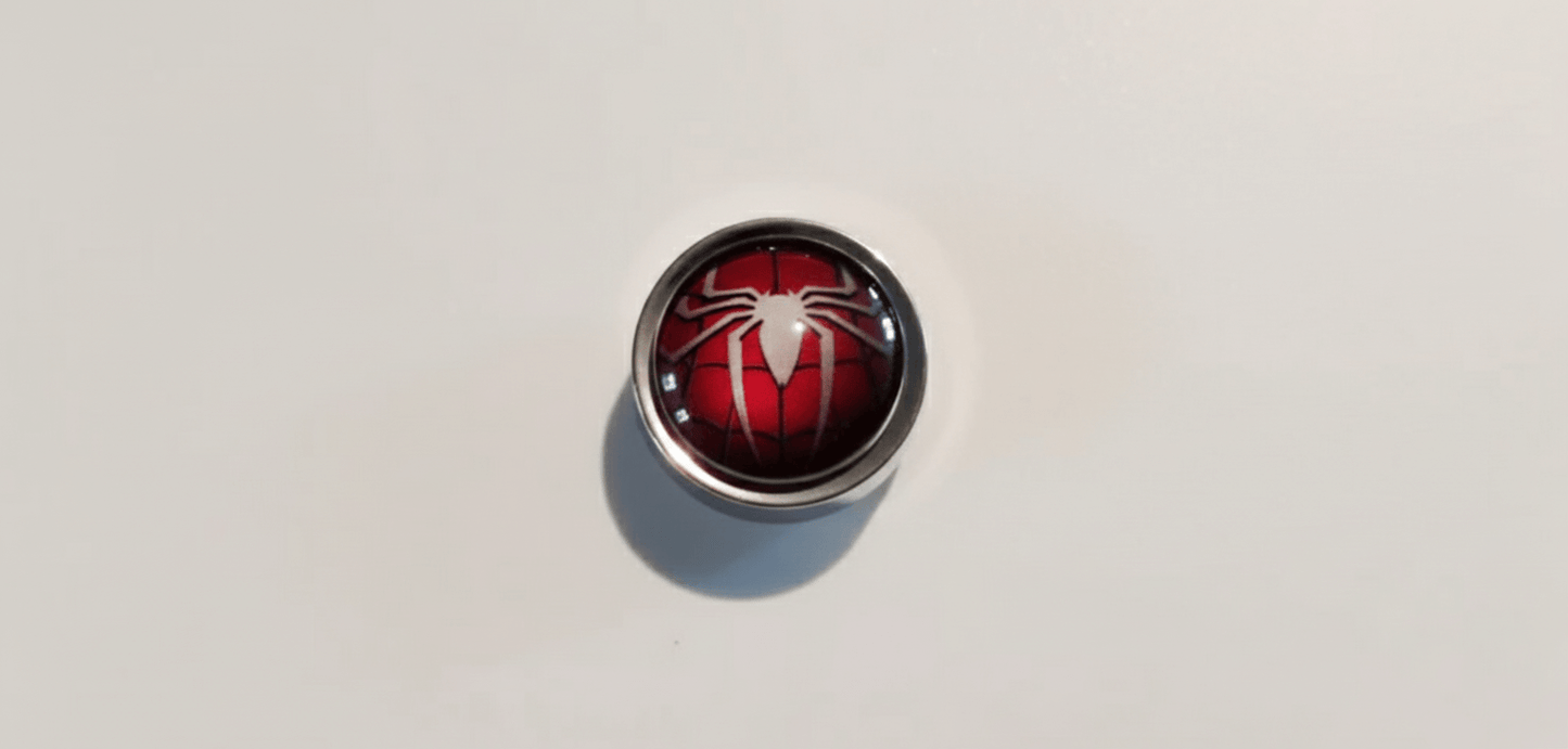 Marvel DC Themed Metal+ABS Round Keycaps Single