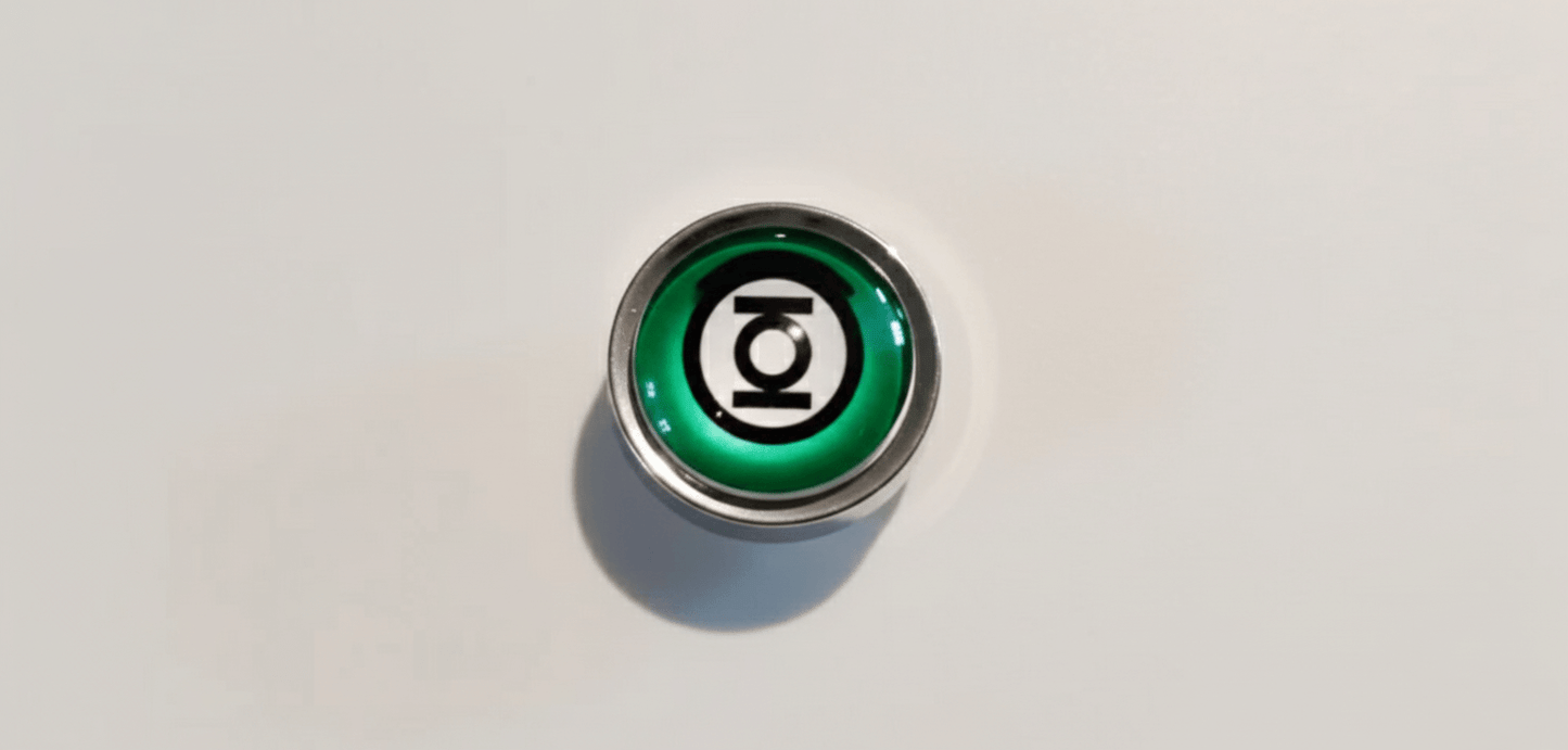 Marvel DC Themed Metal+ABS Round Keycaps Single