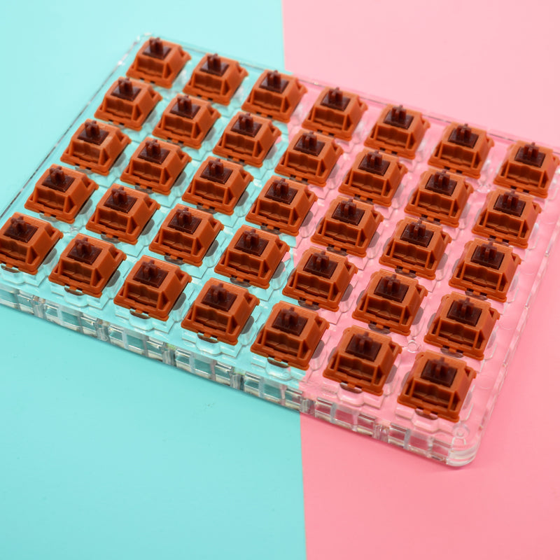 7x5 Acrylic Switch Tester Base with Cover by Gateron
