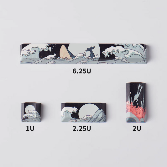 Coral Sea V3 Enter Esc Spacebar Keycap Combo