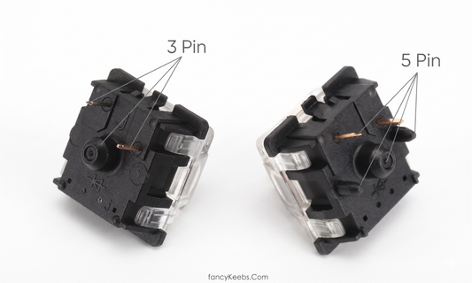 3 pin vs 5 pin mechanical keyboard switch