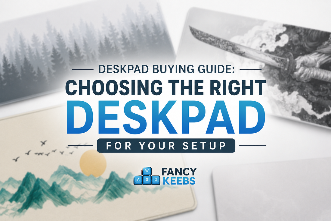 FancyKeebs Blog on How to Choose the Right Deskpad/Mousepad for your setup