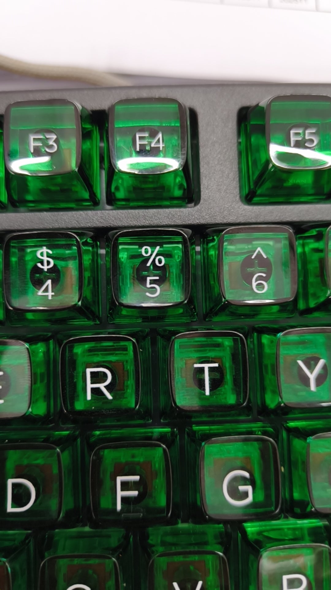 Emerald Green Transparent 120+ Keys PC Keycaps Set
