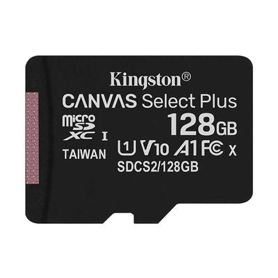 Kingston Canvas Select Plus MicroSD Memory Card with Adapter 64GB 128GB