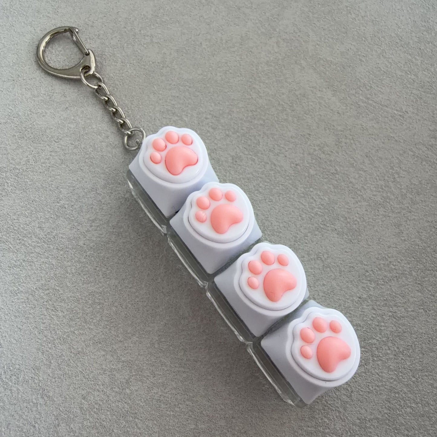 Cat Paws Switch Tester Fidget Keychain