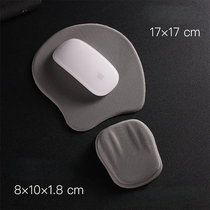2 in 1 Non Sticky Memory Foam Mouse Pad Wrist Rest