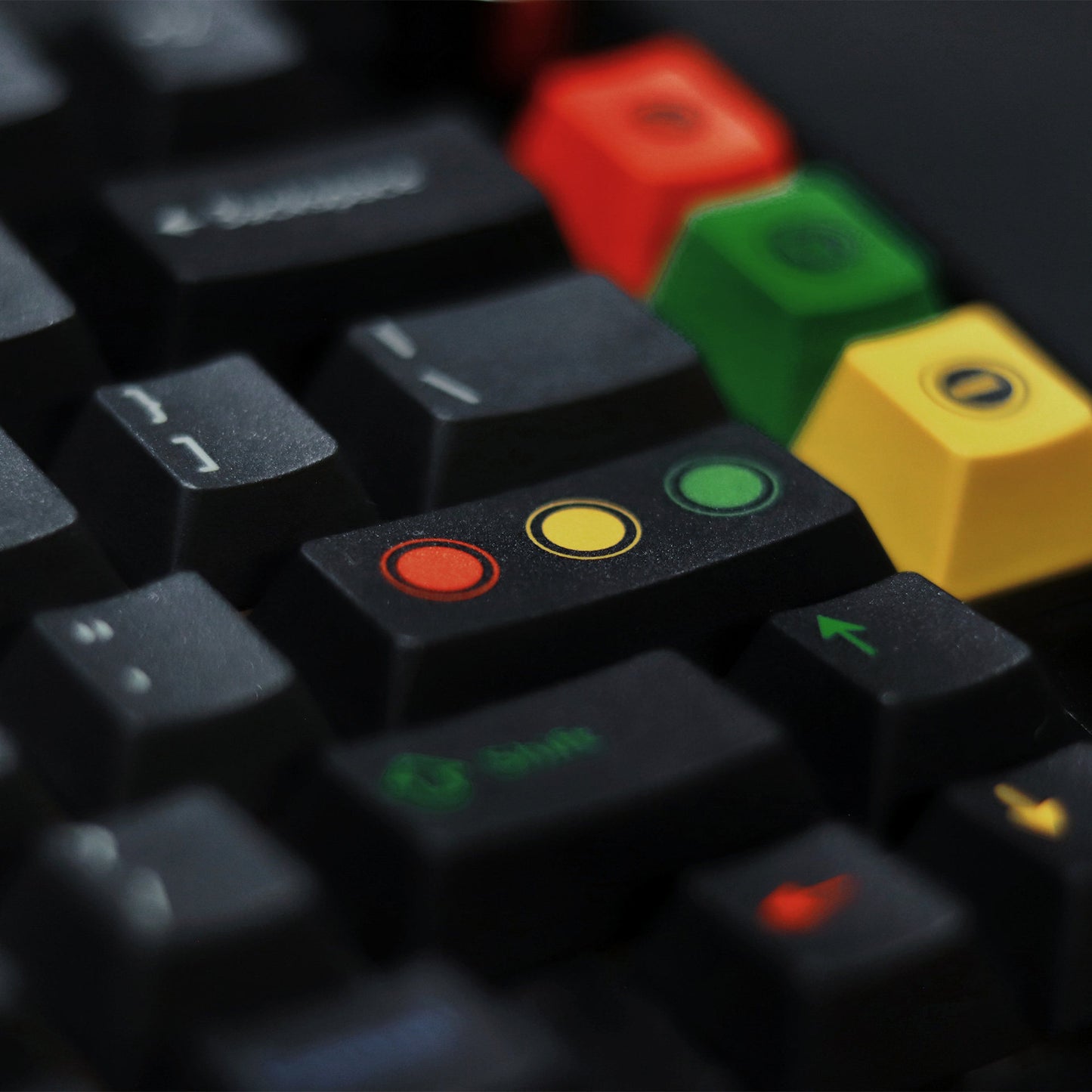 Dark Light Cherry Profile 1.7mm PBT 120+ Keys Keycaps Set