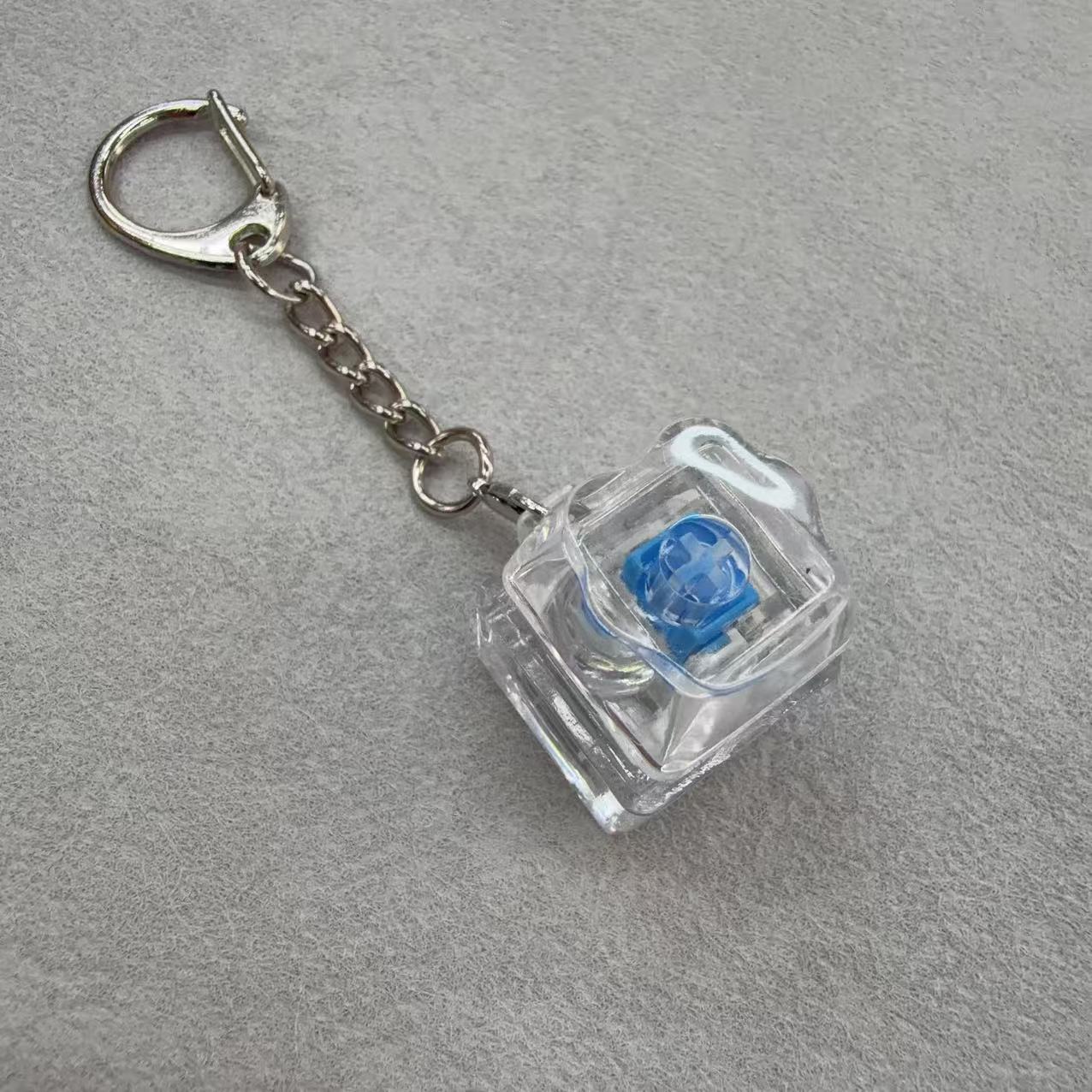 Switch Tester Fidget Keychain with Switch - 1 Key MAO Profile with LED