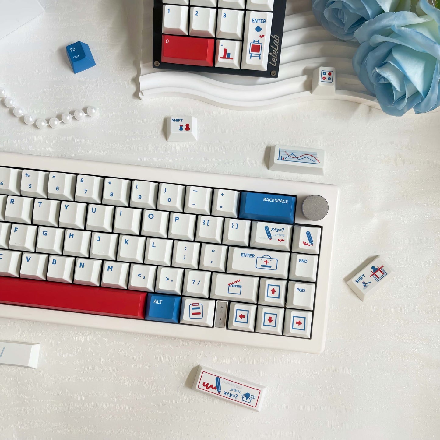 Career Cherry Profile 1.7mm PBT 120+ Keys Keycaps Set